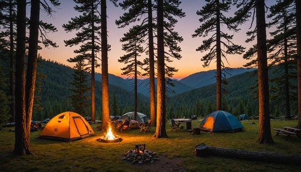 Camping de dernière minute avec une chaîne de camping: Tous les avantages !